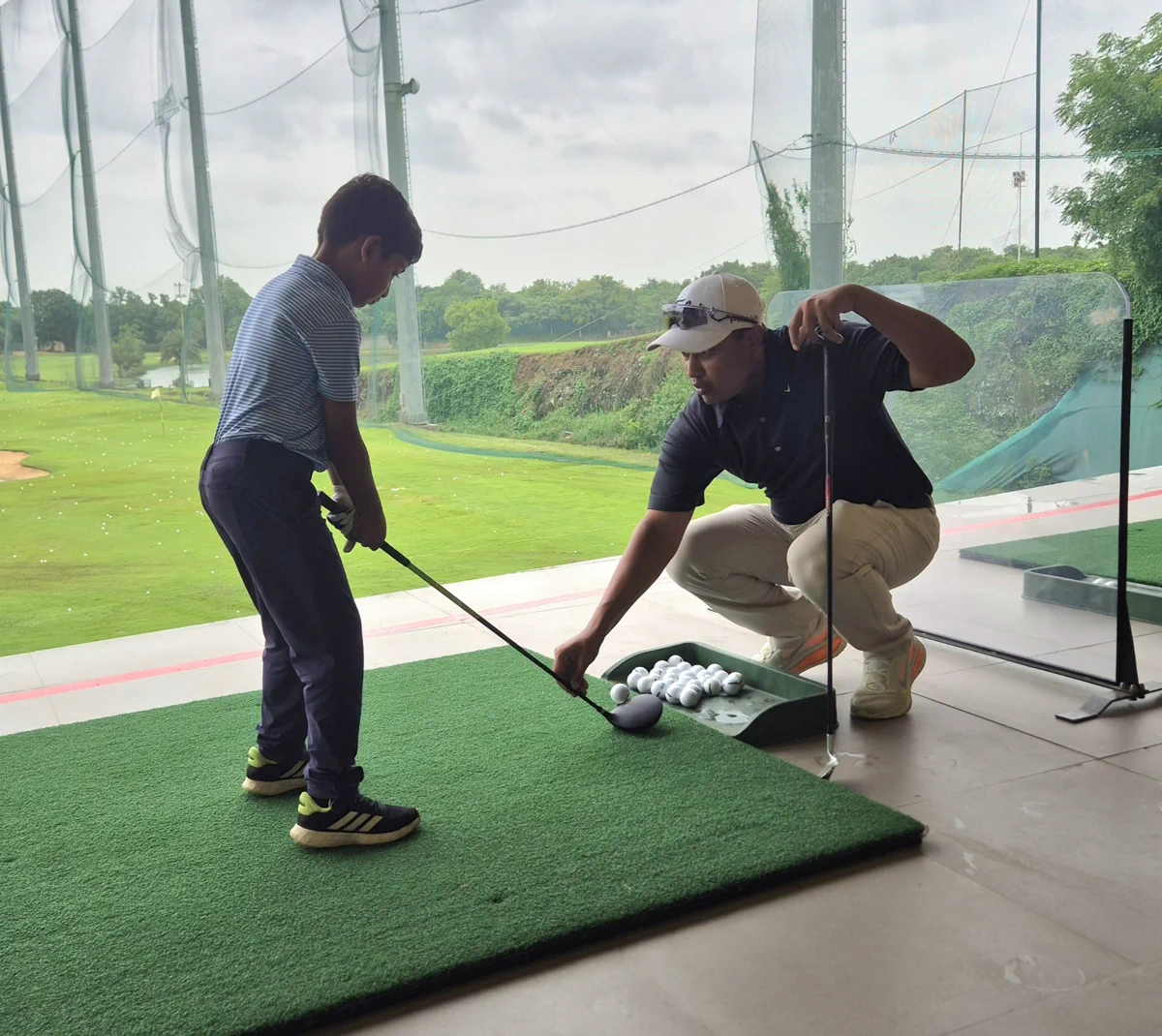 Juniors golf coaching with Amit Khaitan